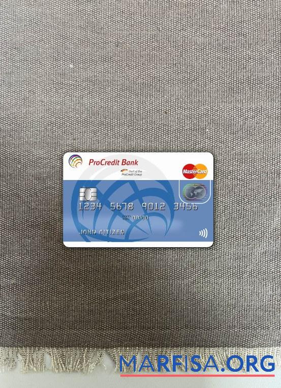 Printable Germany ProCredit Bank MasterCard photolook front template